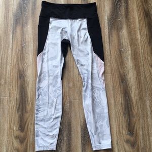 Athleta Marble Salutation Leggings *Flaws*
